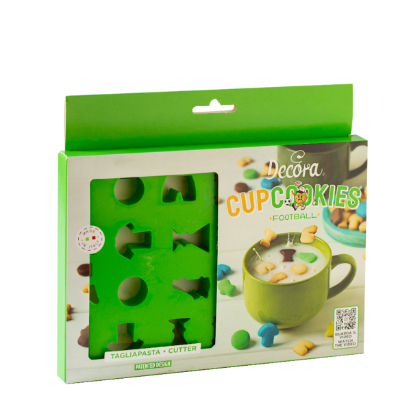 Mini Milk Cup Cookie Cutter - Soccer